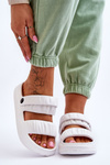 Foam Slide Sandals White Lirell
