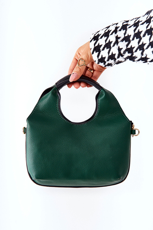 Women's Strap Handbag L2990 Nobo Black and Green