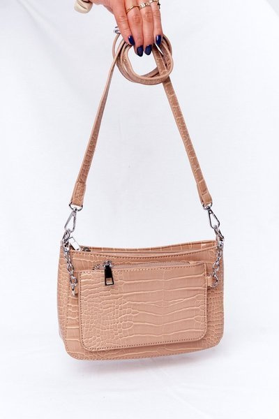 Small Shoulder Bag With A Sachet Paris Beige