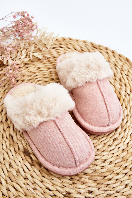 Children's Slippers with Pink Fur Befana