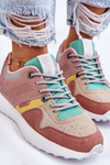 Women's Sneakers Big Star LL274422 Pink-Beige