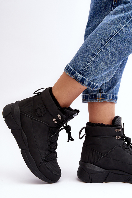 Women's Padded Boots On Platform Lee Cooper LCJ-23-44-1979L Black