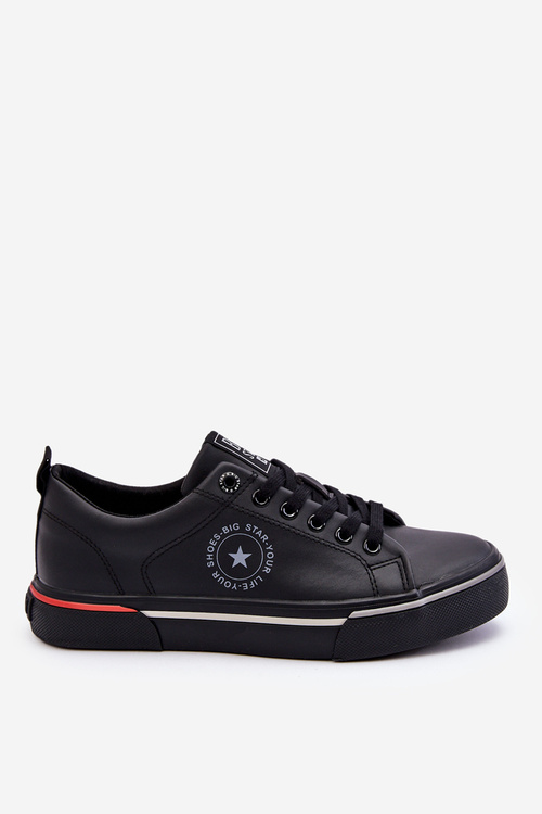 Men's Leather Sneakers Big Star LL174210 Black
