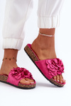Women's Cork Platform Sandals in Fuchsia Jaihini
