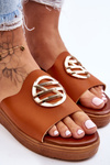 Klapki Damskie Ozdoba Camel Secrets ML247