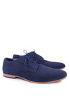 Men's Bednarek Nubuck Openwork Shoes Navy Blue Hermes
