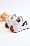 Children's Leather Low Sport Shoes Black And White Jessie