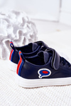 Children's Sneakers With Velcro Navy Cartoon