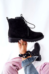 Classic Tiered Boots Black Melome