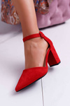 Women's Red Elegante Pointed Stiletto pumps