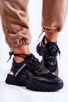 Women's Sneakers Sport Shoes Black Sheron