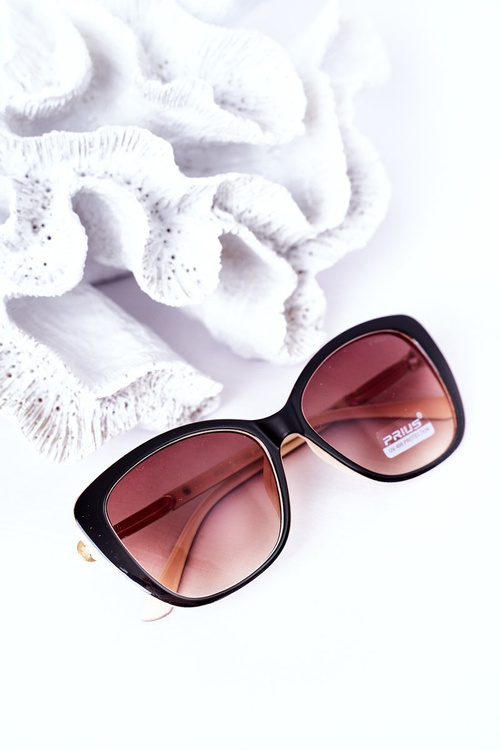 Women's Sunglasses Beige-Brown Ombre