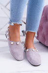 Women's Grey Ballerinas Lu Boo Milis