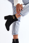 Women's Low Heel Boots Black Verice