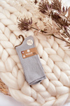 Women's Antibacterial Socks With Shiny Thread Grey