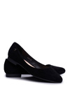 Women's Suede Ballerinas Sergio Leone BL611 Black Nemsis