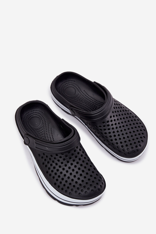 Men's Foam Slippers Black Maravena