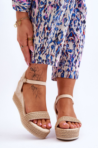 Classic Women's Wedge Sandals Beige Malmo