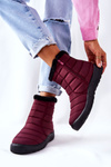 Women's Warm-up Snowboots Burgundy Mezyss