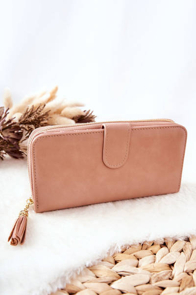 Large Women's Wallet With Extra Wallets Nude