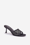 Decorated High Heels Black Ennoriel