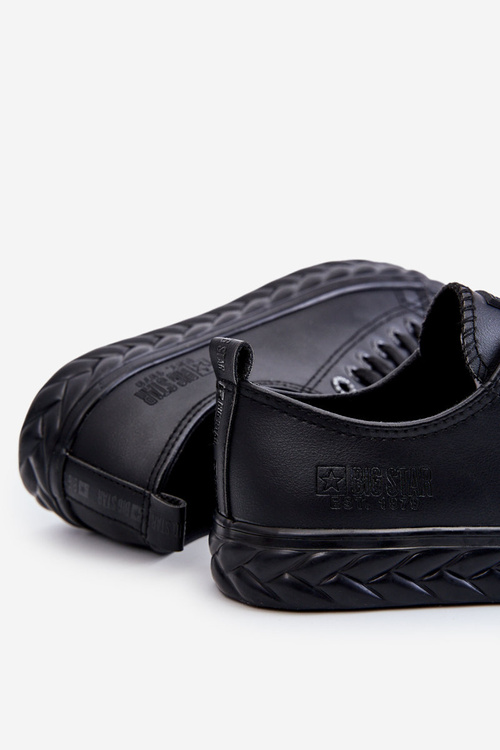 Women's Leather Sneakers Big Star LL274402 Black