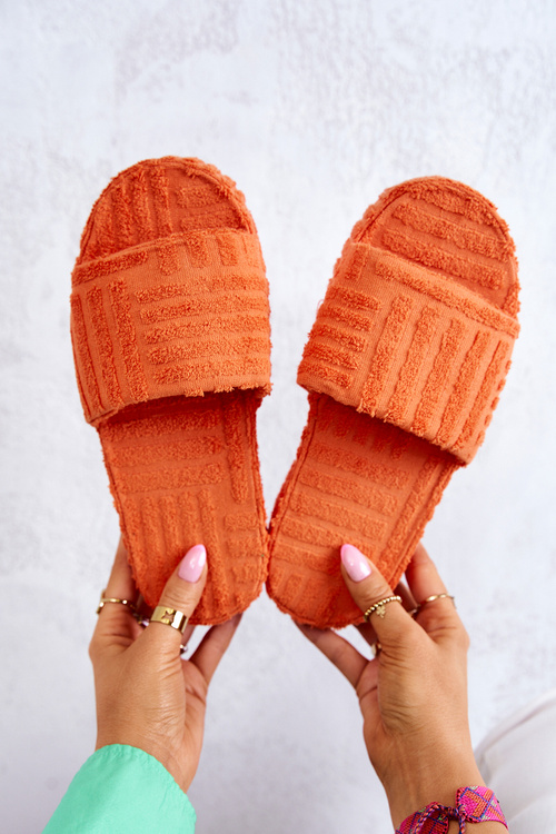 Slippers On The Platform Orange Lilly