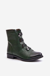 Insulated Women's Zip Boots Green Evalith