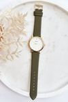 Women's Green Vega Watch with Gold Case Ernest