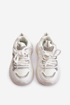 Children's Sneakers With Zirconia White Rianalla
