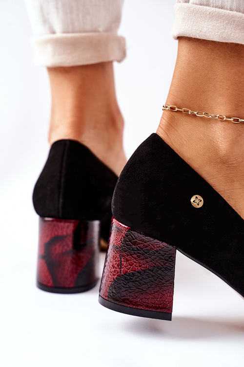 Women's Pumps Maciejka Suede Black 3356A-20