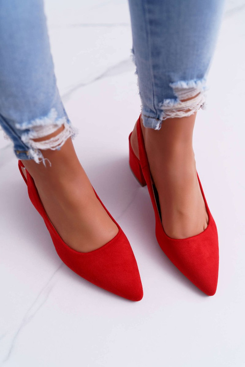 Women's Stiletto pumps Red Contrail