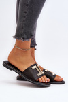 Women's Sandals with Embellishment Black Ollavia