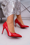 Women's Lu Boo Stilettos Pointed Lacquered Red Lanthe