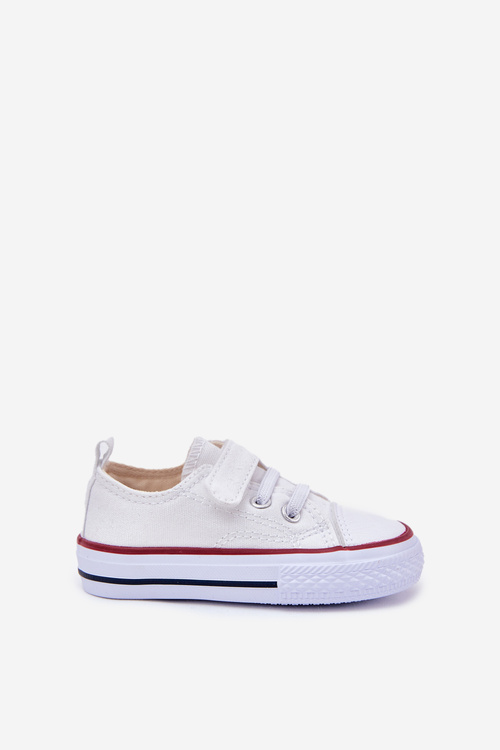 Children's Velcro Sneakers White Obidana