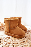 Kids' Warm-up Snow Boots Khaki Gooby