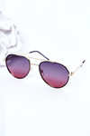 Polarized Sunglasses Aviator Black-Pink Ombre