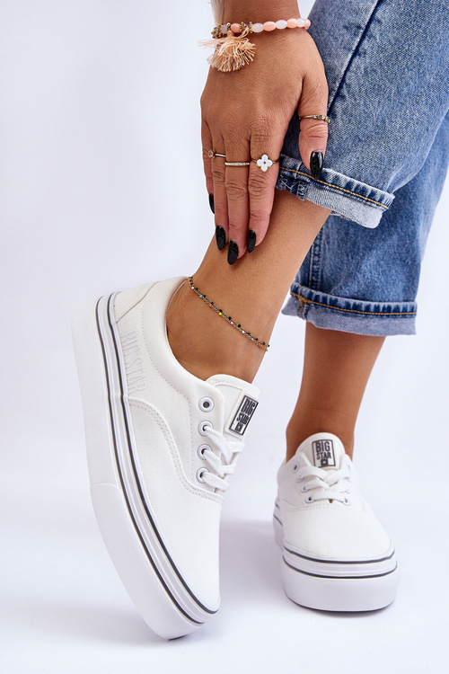 Women's Platform Sneakers Big Star LL274228 White