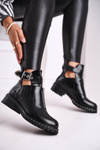Women’s Boots With Cut Out Black Joan