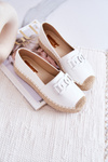 Classic Espadrilles On The Platform White Julianne