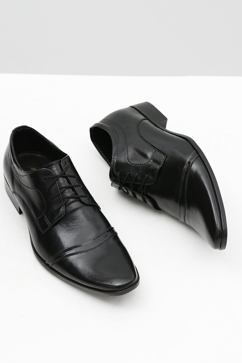 Men's Black Willy Visiting Half Shoes