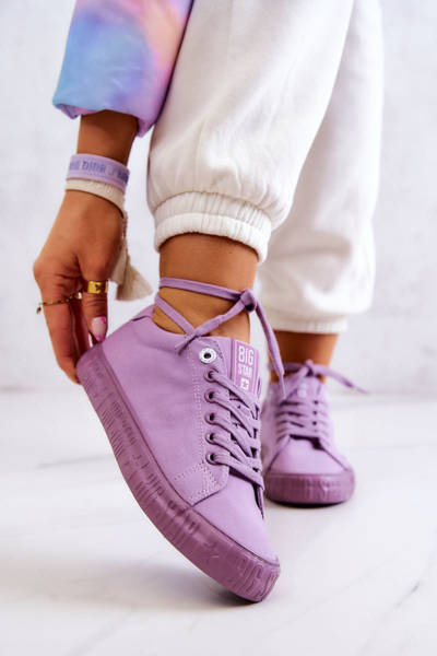 Women's Low Sneakers Big Star JJ274416 Violet