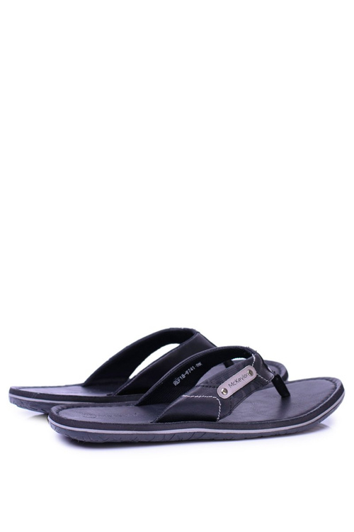 Black Lightweight Ayumu Flip Flops
