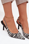 High heel shoes Zebra Phelia