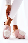 Padded Slippers Swan Light Pink Reya