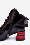 Lacquered Heeled Boots SBarski MR870-49 Black