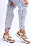 Women's Low Sports Shoes Beige Elliot