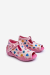 Heart Slippers Papcie Befado 213P140 Pink