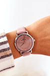 Watch On A Leather Strap Giorgio&Dario Pink