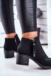 Women’s Boots On High Heel Black Blanche
